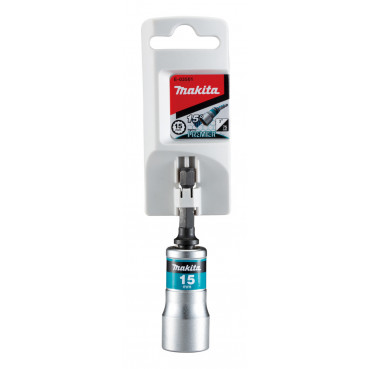 Douille de vissage pour visseuse cardan pour vissage à chocs (Impact Premier) - H15 80mm - 1/4" Makita | E-03501