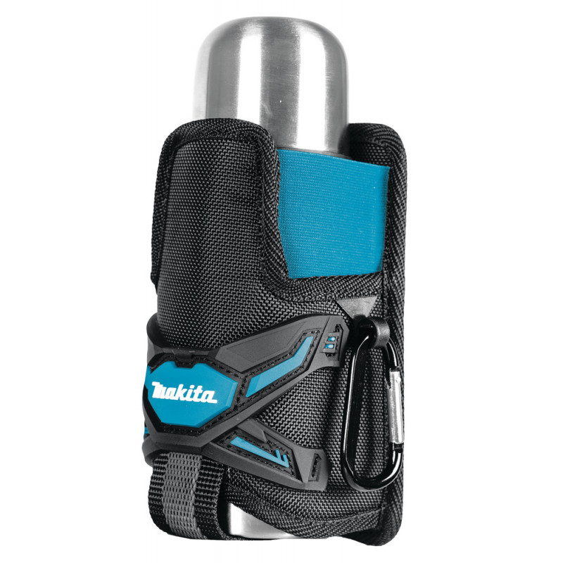 Thermos de chantier et randonnée isotherme avec étui et attache mousqueton - poids 0,450kg Makita | E-05599