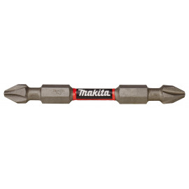 Embout double 65mm pour vissage à chocs (Impact Premier) PHILLIPS PH2 Hexa 1/4" - 2 pièce(s) Makita | E-06286