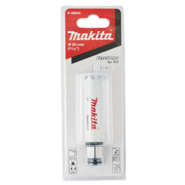 Scie cloche Makita multi-matériaux T.C.T, 20mm Ezychange - diamètre 20mm - profondeur maxi de perçage 60mm - 1 pièce(s) | E-06644