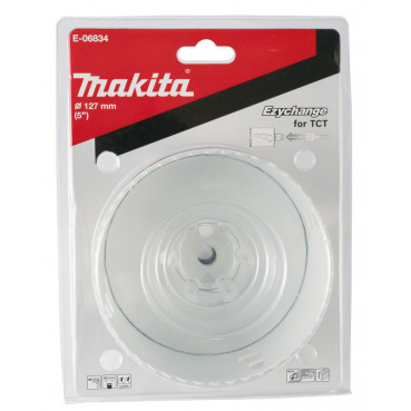 Scie cloche Makita multi-matériaux T.C.T, 127mm Ezychange - diamètre 127mm - profondeur maxi de perçage 60mm - 1 pièce(s) | E-06834