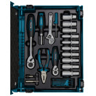 Image du produit : Coffret Makita d'outillage à main complet MAKPAC 87 Outils à main - 87 pièce(s) | E-11542