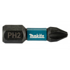 Image du produit : Pack embout de vissage à chocs (Impact Black) PHILLIPS PH2 25mm - 25 pièce(s) Makita | E-12360