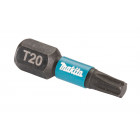 Image du produit : Pack embout de vissage à chocs (Impact Black) TORX - T20 25mm - 25 pièce(s) Makita | E-12382