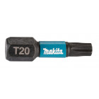 Image du produit : Master Carton 12 x Packs embout de vissage à chocs (Impact Black) TORX T20 25mm - 25 pièce(s) Makita | E-12382-12