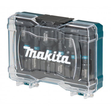 Coffret Makita 6 douilles à queue Impact BLACK - filetage 1/4" | E-15768