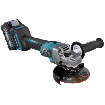 Meuleuse Makita Ø 125mm XGT 40 Volts MAX Lithium (Li-Ion) - 4 Ah - filetage M14 | GA005GM201