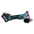 Image du produit : Meuleuse Makita Ø 125mm XGT 40 Volts MAX Lithium (Li-Ion) - 4 Ah - filetage M14 | GA013GM201